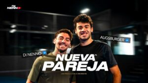 Di Nenno y Augsburger: Oficial la nueva pareja de pádel